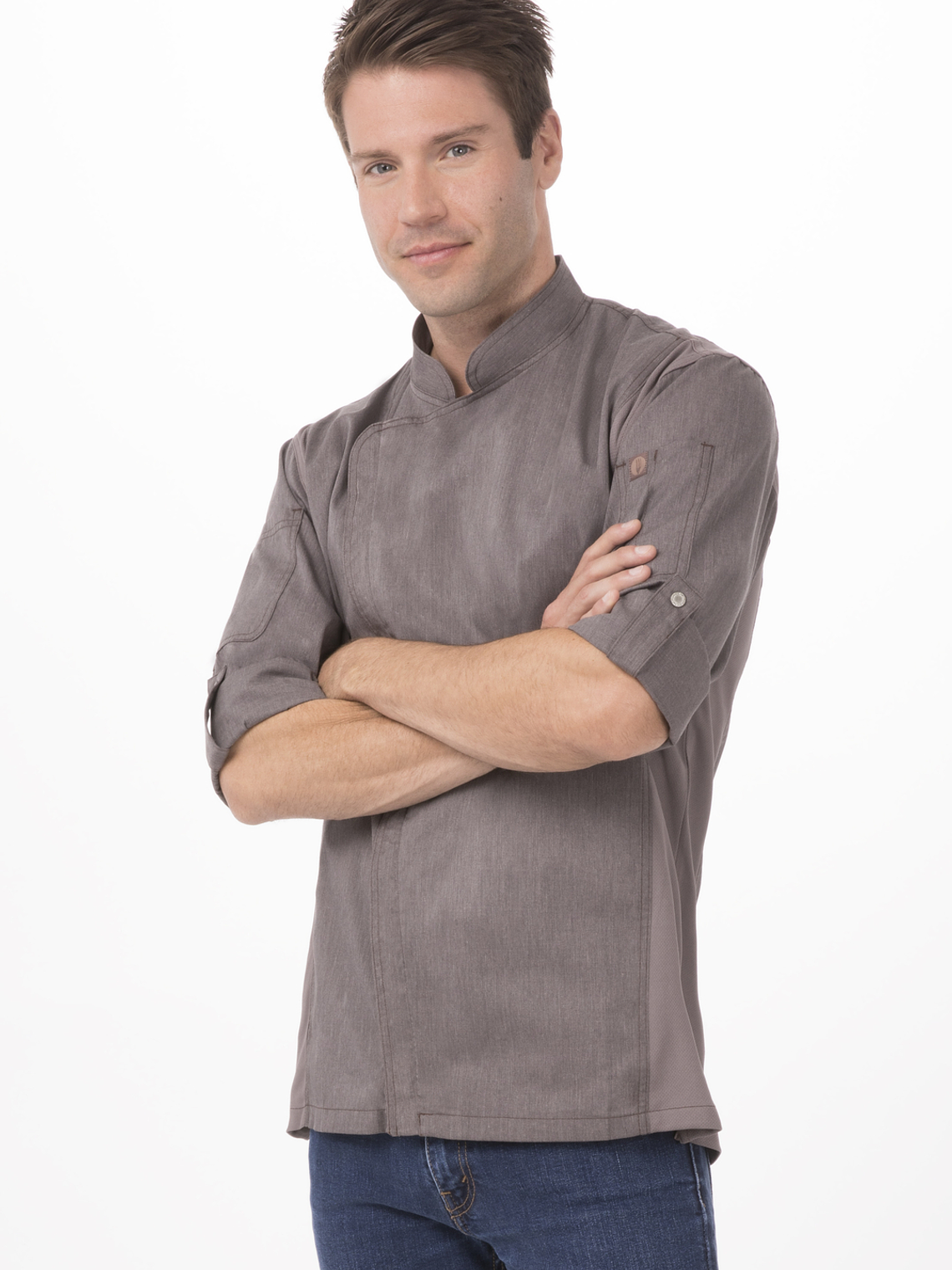 Chaqueta Chef Works Urban Unisex Hartford Grafito 1