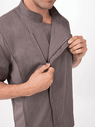 Chaqueta Chef Works Urban Unisex Hartford Grafito