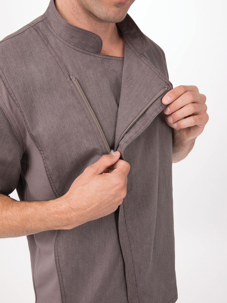 Chaqueta Chef Works Urban Unisex Hartford Grafito 2