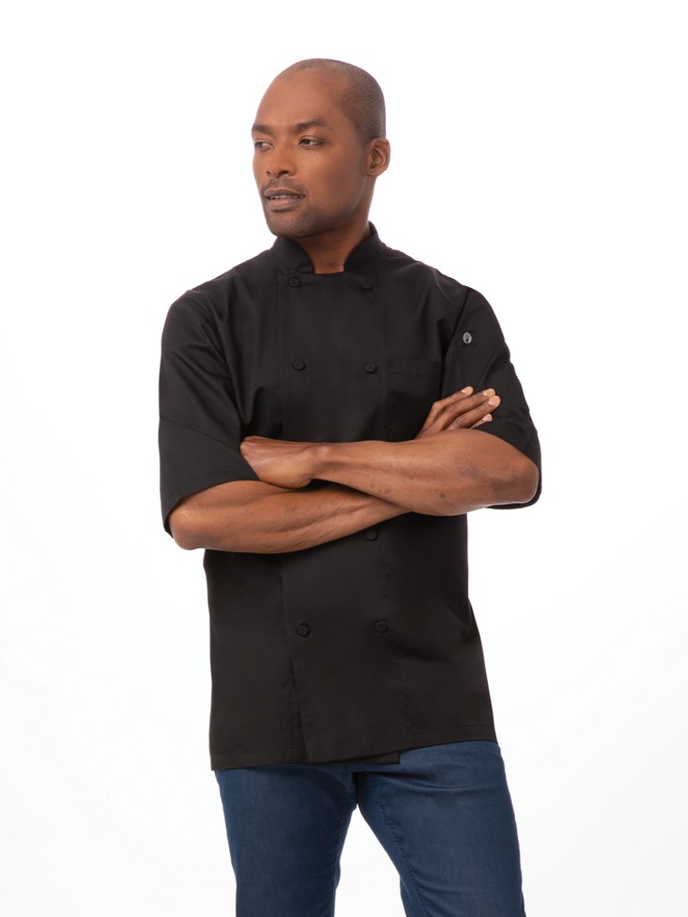 Chaqueta Chef Works Unisex Montreal Negra 1