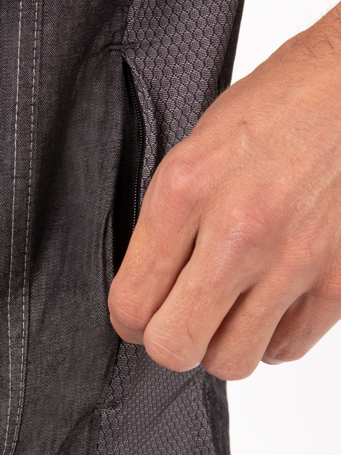 Chaqueta Chef Works Unisex Jeans Tribeca Negra 3