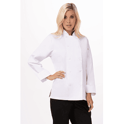 Chaqueta Chef Works Mujer Marbella Blanca 