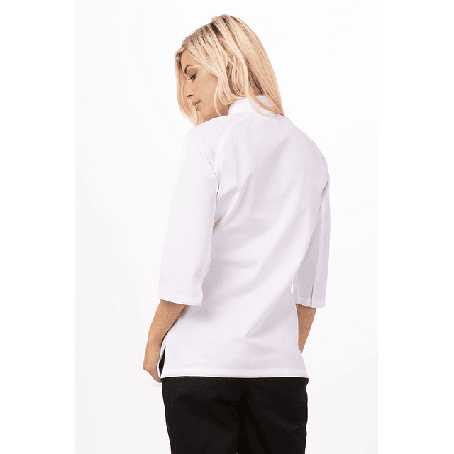 Chaqueta Chef Works Mujer Verona Blanca