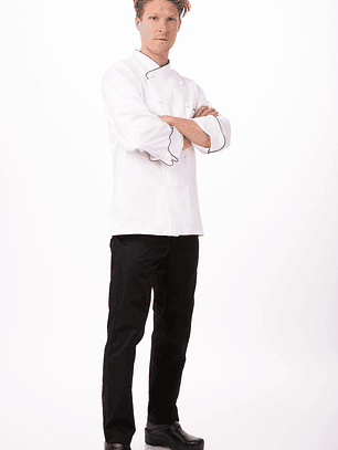 Chaqueta Chef Works Unisex Montecarlo Blanca 