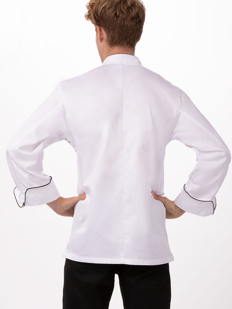 Chaqueta Chef Works Unisex Montecarlo Blanca  6