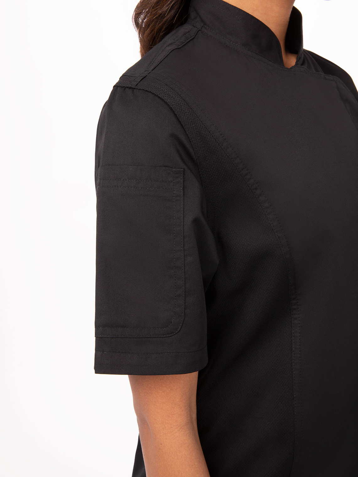 Chaqueta Chef Works Springfield Mujer Negra 4