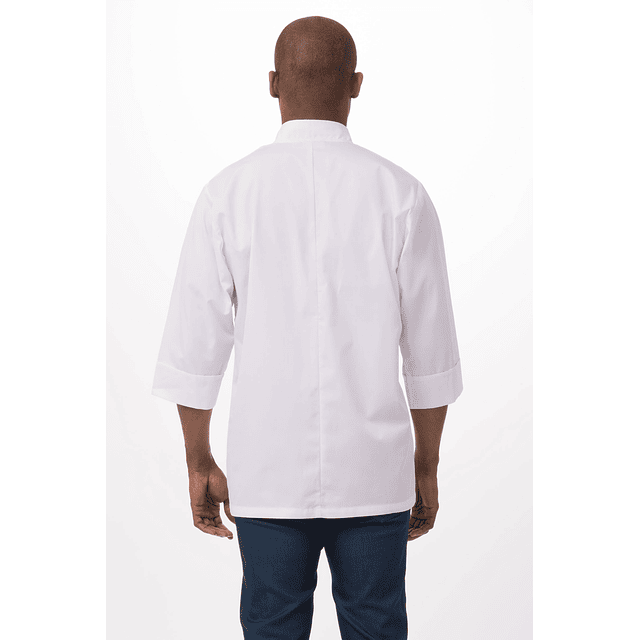 Chaqueta Chef Works Unisex Morocco Blanca 