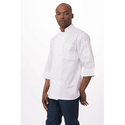 Chaqueta Chef Works Unisex Morocco Blanca 