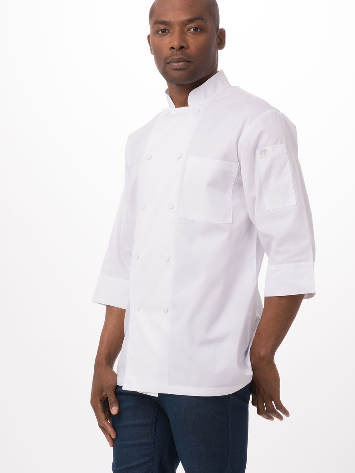 Chaqueta Chef Works Unisex Morocco Blanca  1