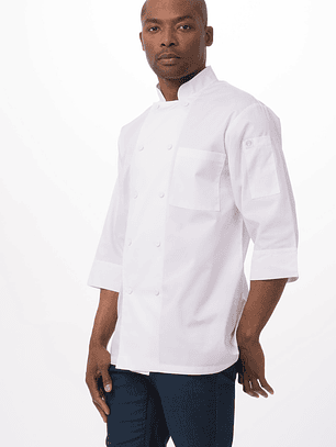 Chaqueta Chef Works Unisex Morocco Blanca 
