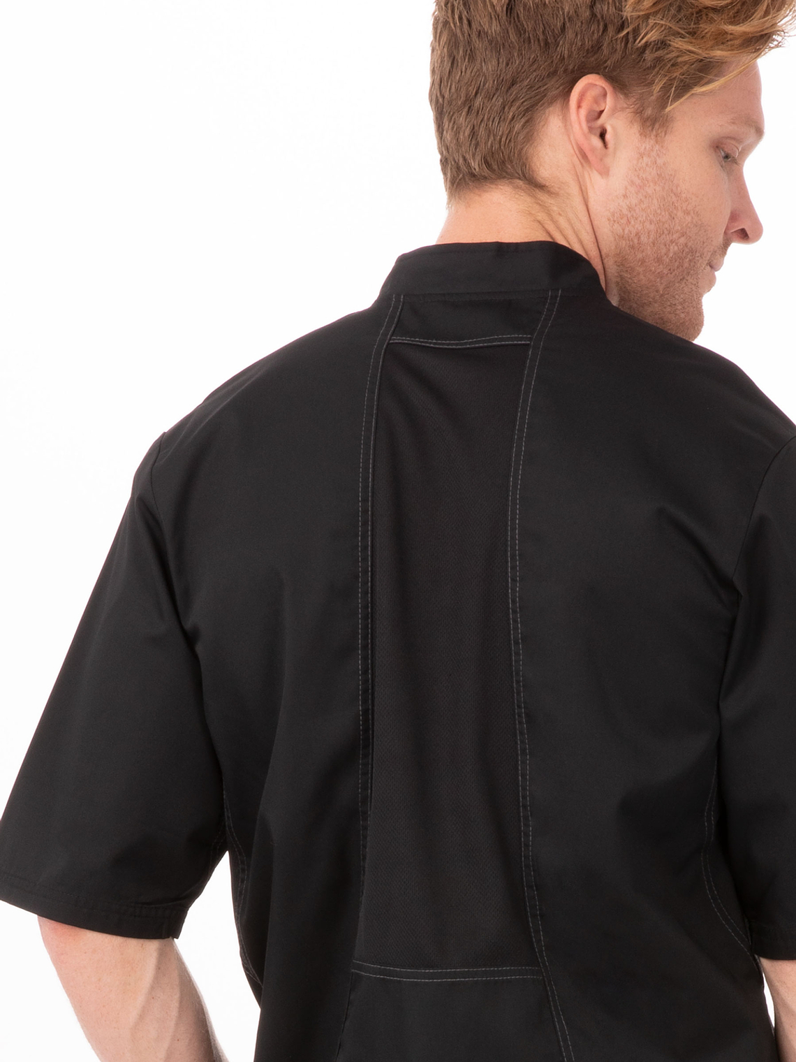 Chaqueta Chef Works Unisex Valais Negra 2