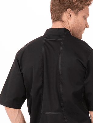 Chaqueta Chef Works Unisex Valais Negra