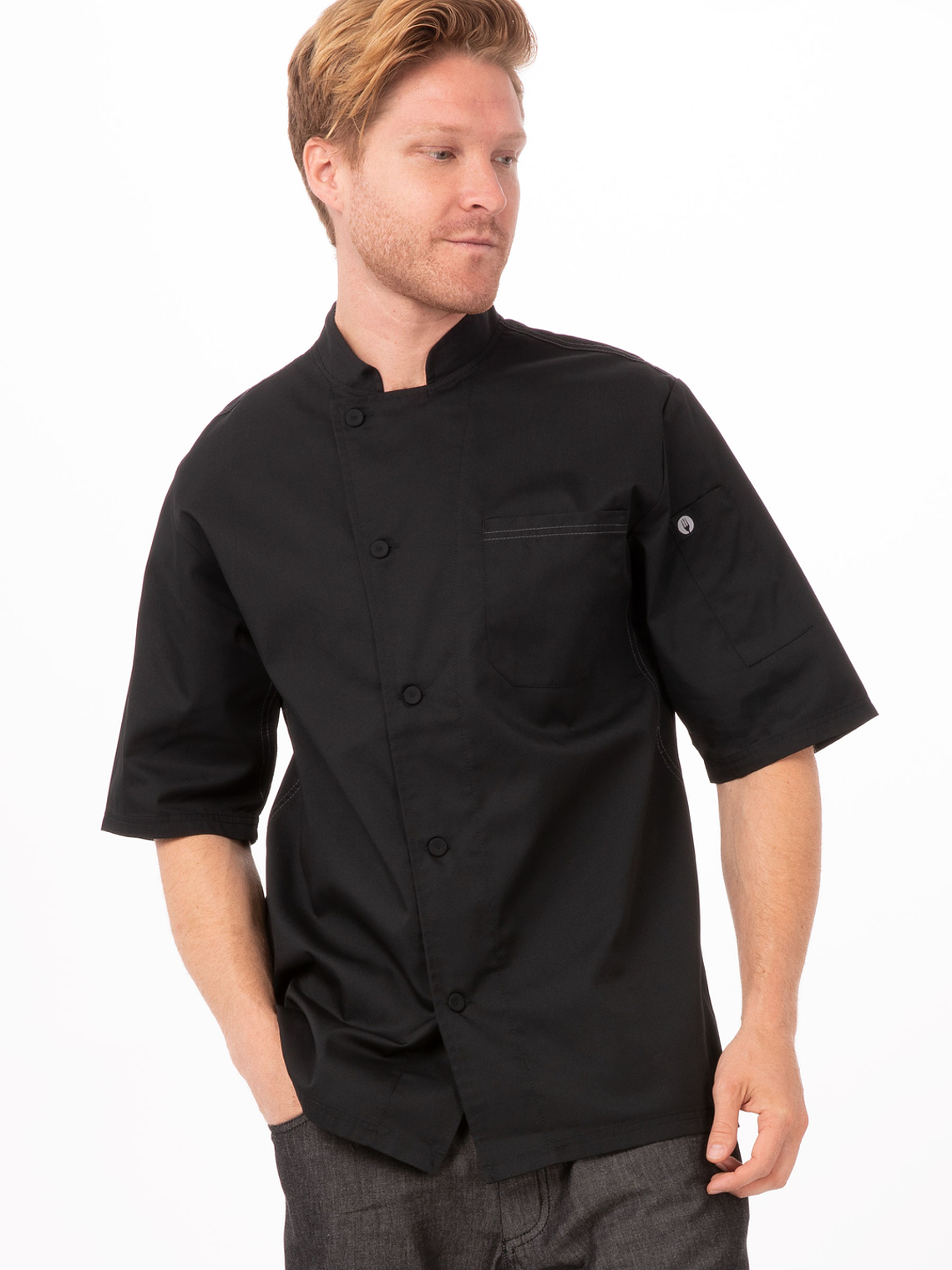Chaqueta Chef Works Unisex Valais Negra 1