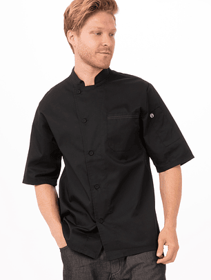 Chaqueta Chef Works Unisex Valais Negra
