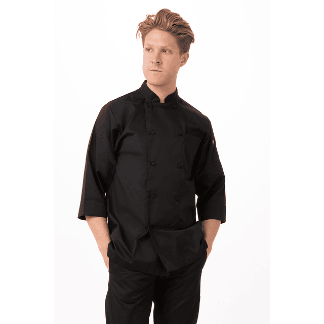 Chaqueta Chef Works Unisex Morocco Negra 