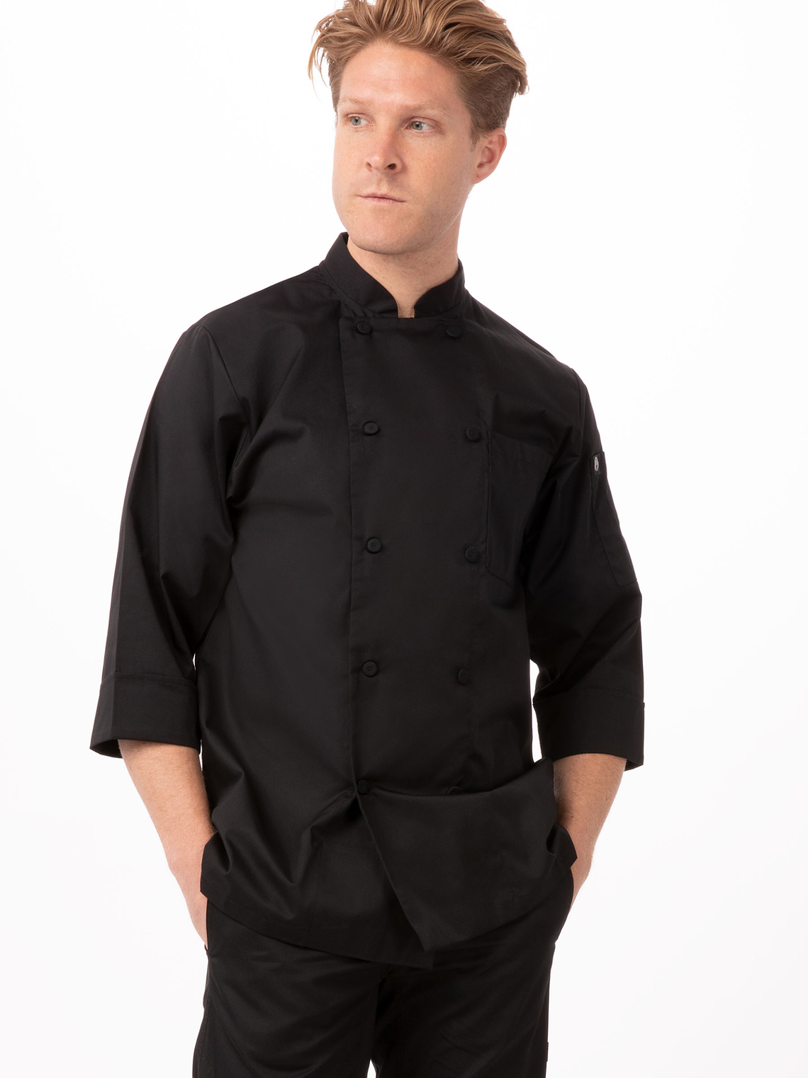 Chaqueta Chef Works Unisex Morocco Negra  1