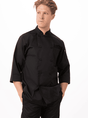 Chaqueta Chef Works Unisex Morocco Negra 