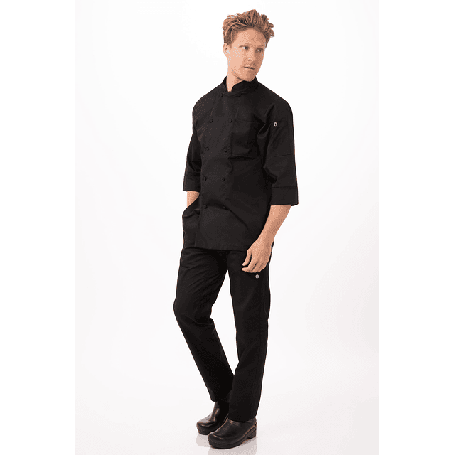 Chaqueta Chef Works Unisex Morocco Negra 