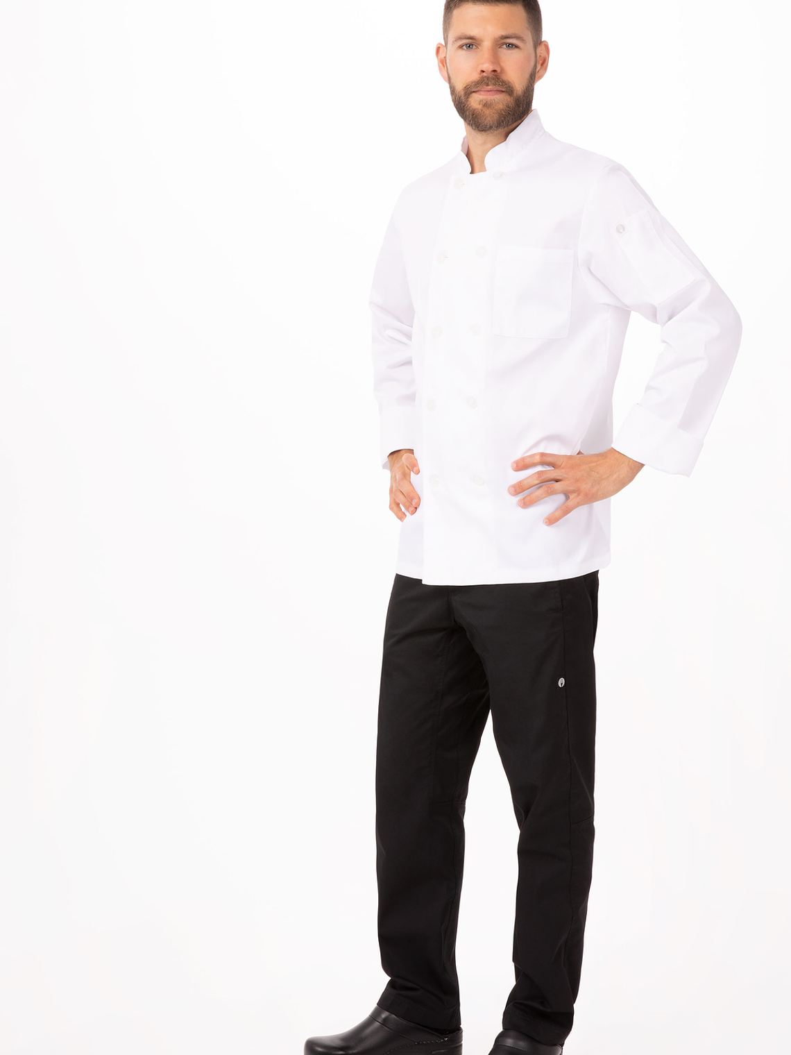 Chaqueta Chef Works Unisex Le Mans Blanca 5