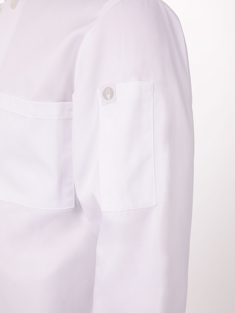 Chaqueta Chef Works Unisex Le Mans Blanca 4