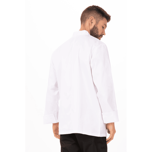 Chaqueta Chef Works Unisex Le Mans Blanca