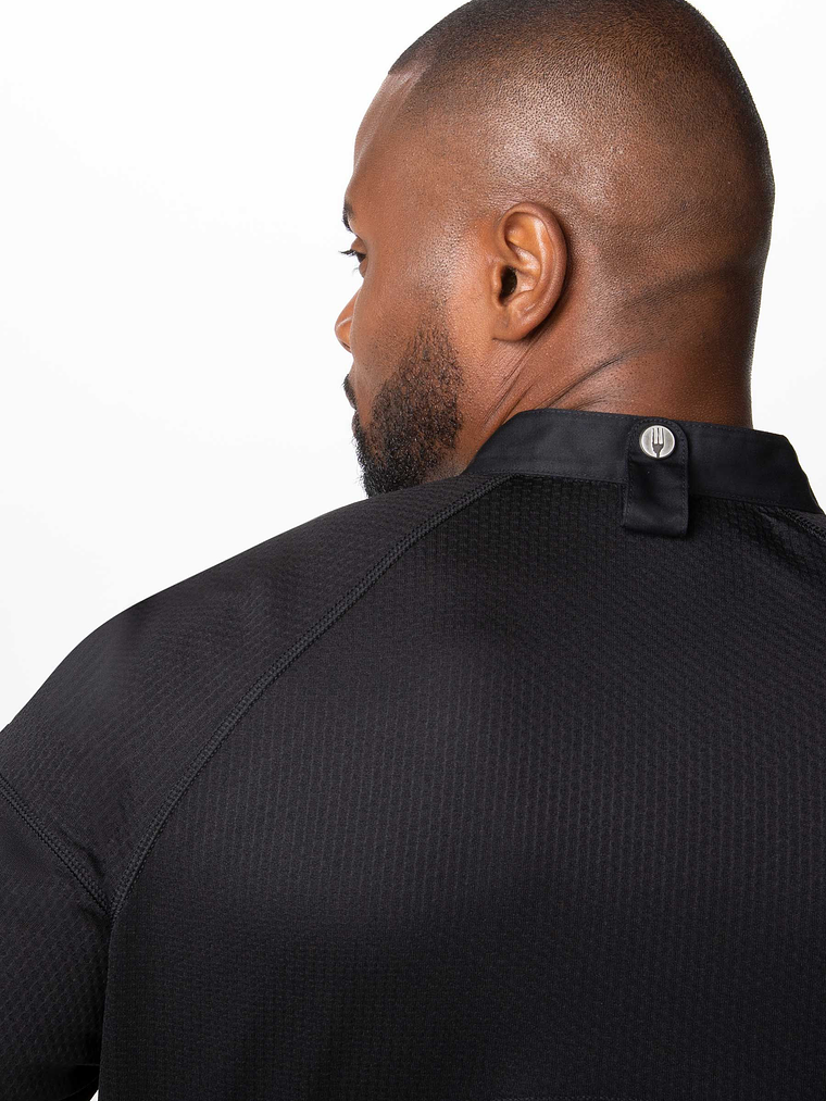 Chaqueta Chef Works Unisex Tulum Negra 4