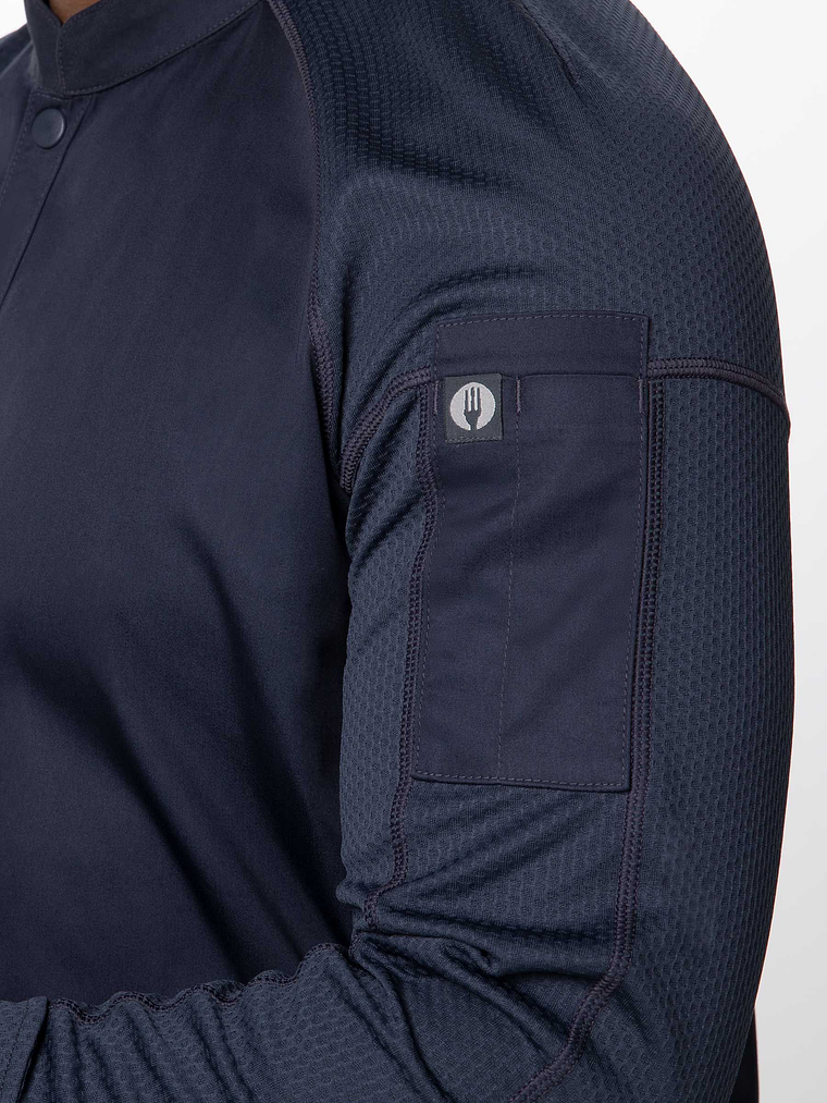 Chaqueta Chef Works Unisex Tulum Gris 4