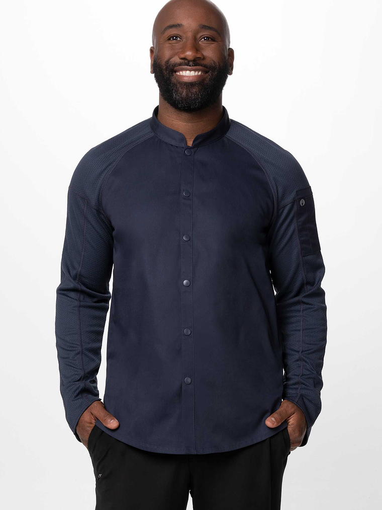 Chaqueta Chef Works Unisex Tulum Gris 1