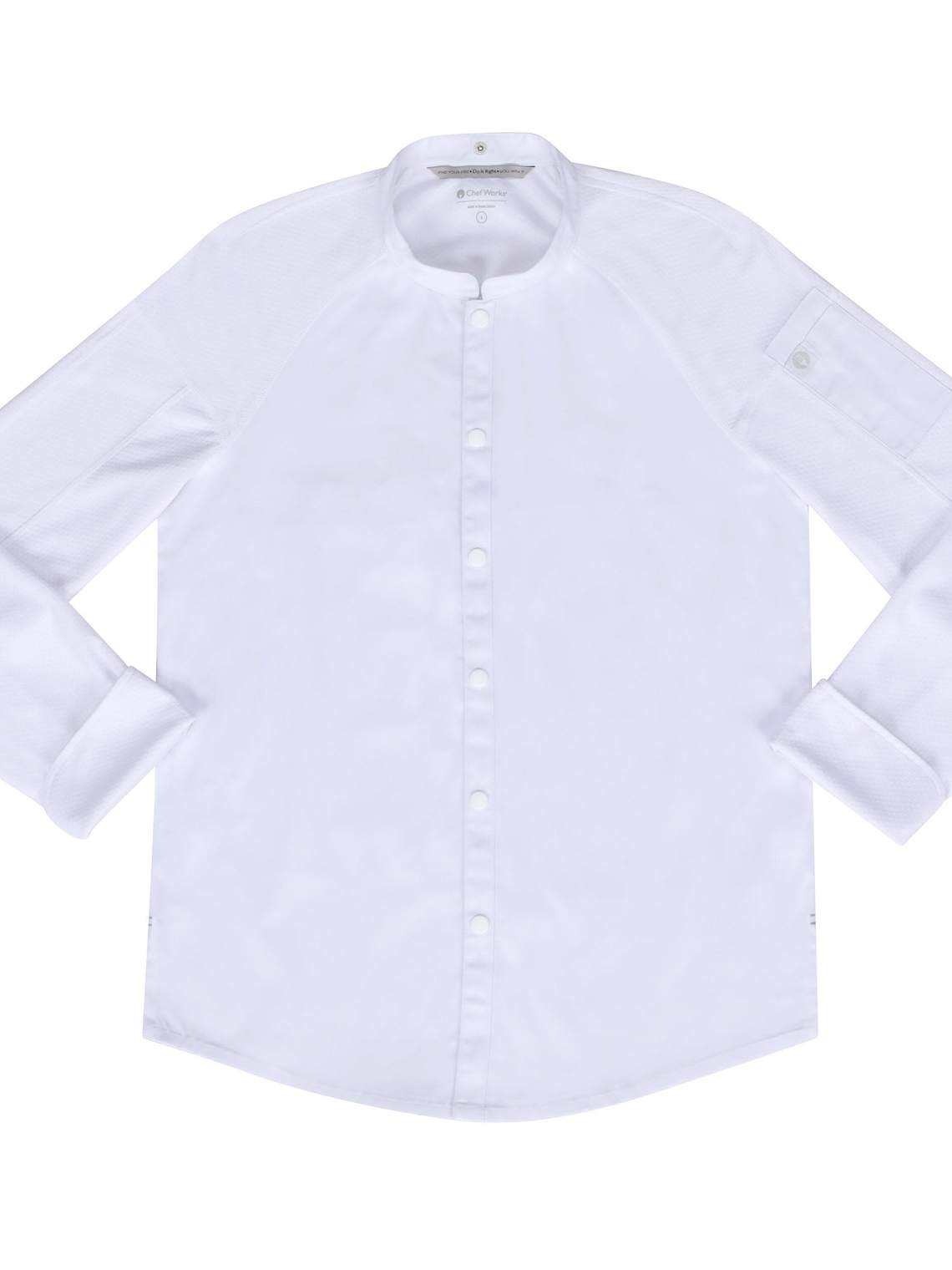 Chaqueta Chef Works Unisex Tulum Blanca 6