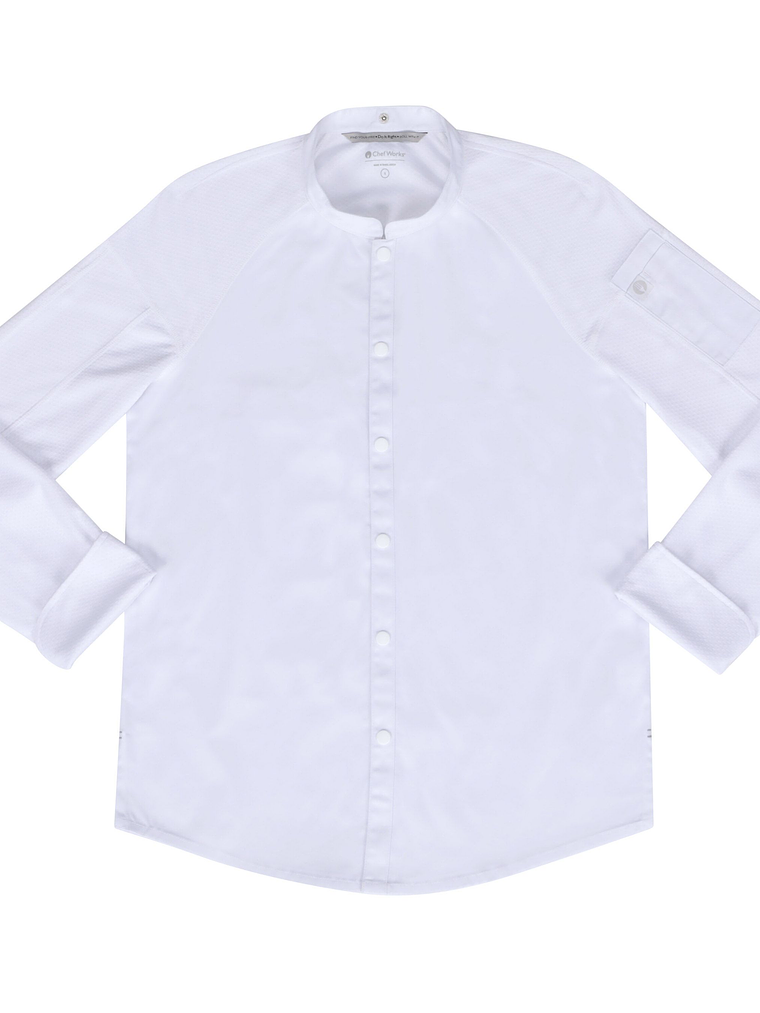 Chaqueta Chef Works Unisex Tulum Blanca 6