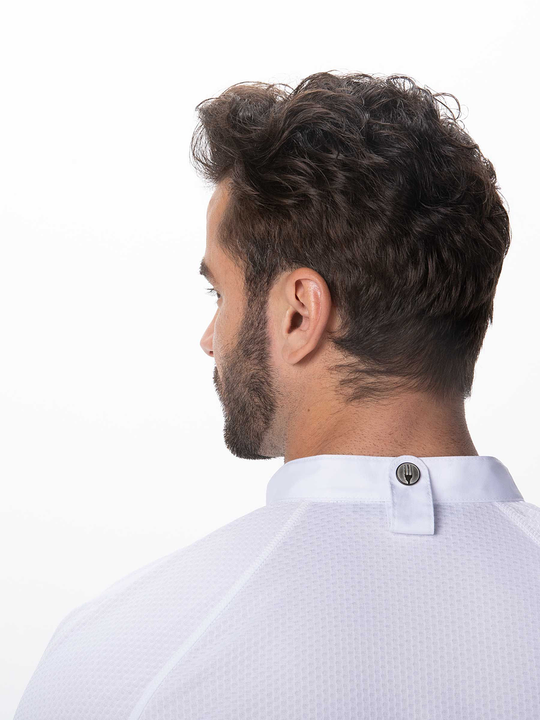 Chaqueta Chef Works Unisex Tulum Blanca 3