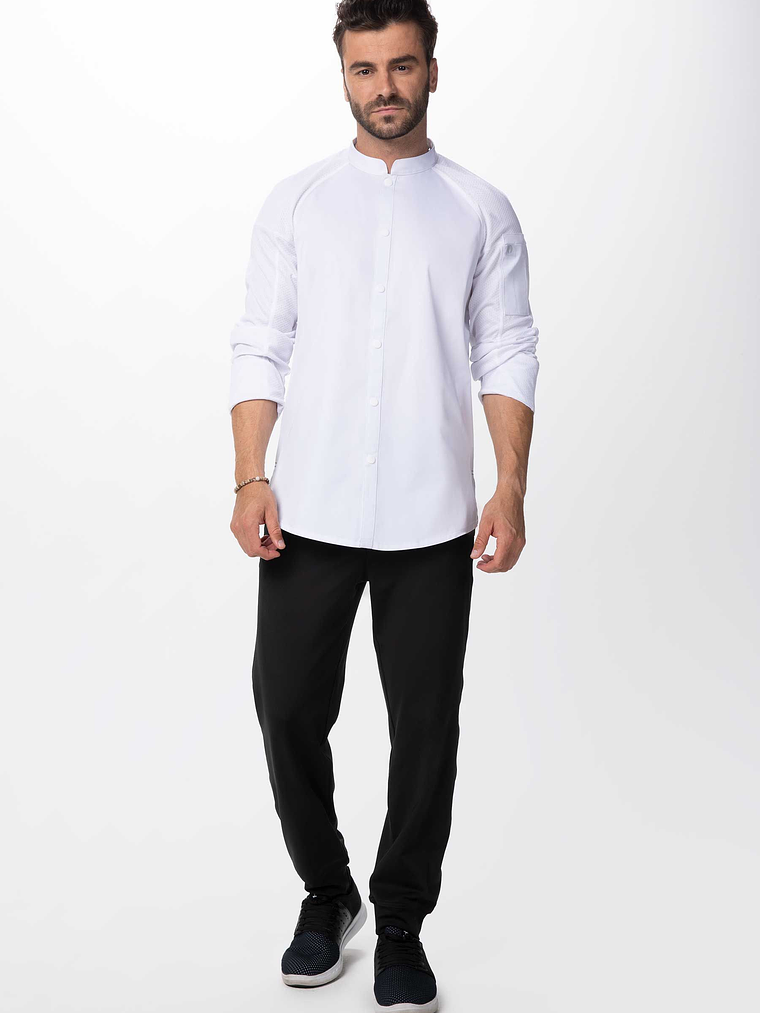 Chaqueta Chef Works Unisex Tulum Blanca 5