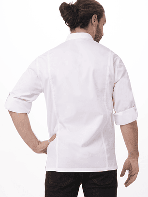 Chaqueta Chef Works Urban Unisex Lansing Blanca