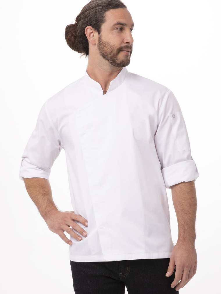 Chaqueta Chef Works Urban Unisex Lansing Blanca 1