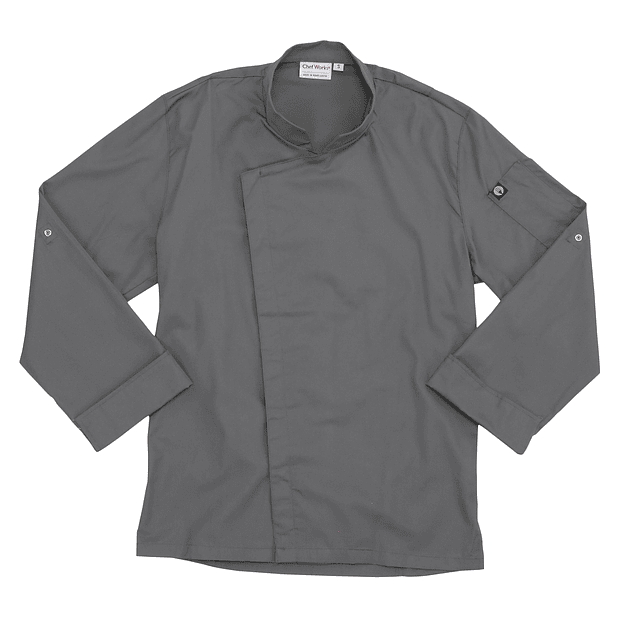 Chaqueta Chef Works Urban Unisex Lansing Gris