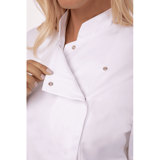 Chaqueta Chef Works Mujer Lansing Blanca