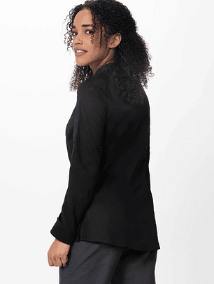 Chaqueta Chef Works Nepal Negra Mujer