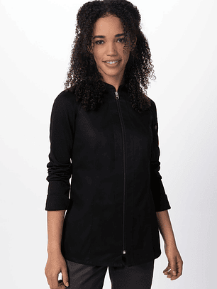 Chaqueta Chef Works Nepal Negra Mujer