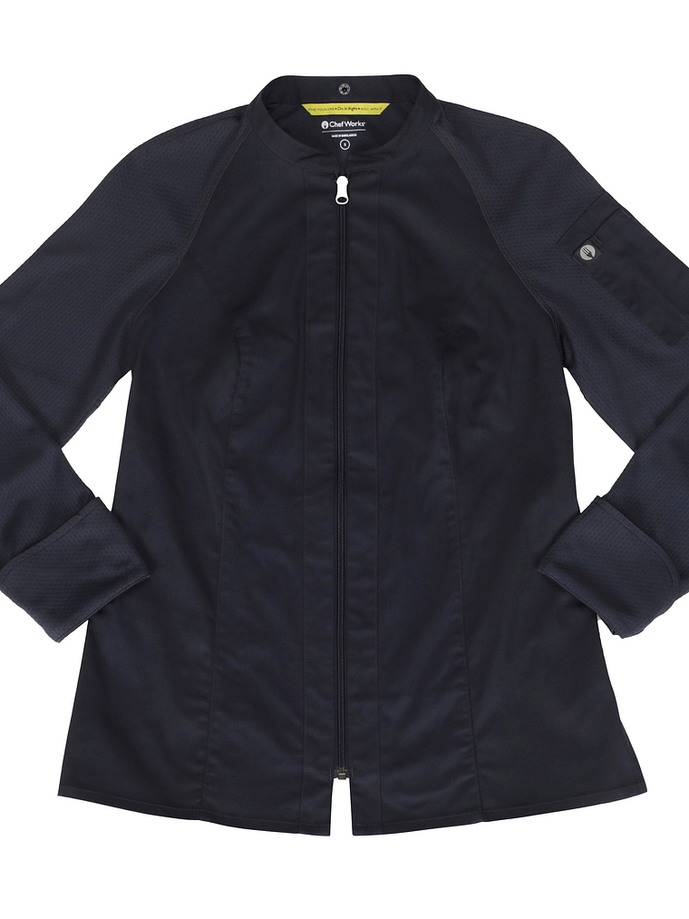 Chaqueta Chef Works Mujer Nepal Gris  6