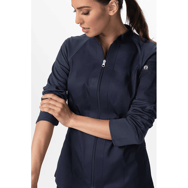Chaqueta Chef Works Nepal Gris Mujer