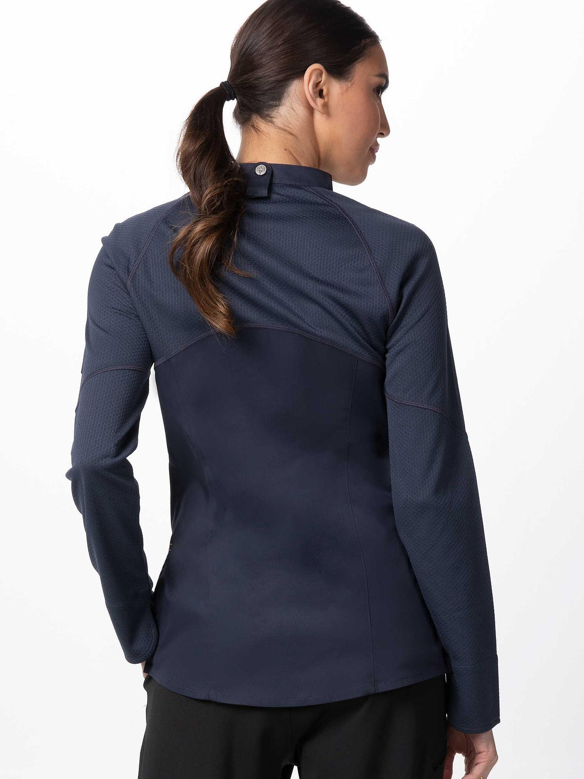 Chaqueta Chef Works Mujer Nepal Gris  2