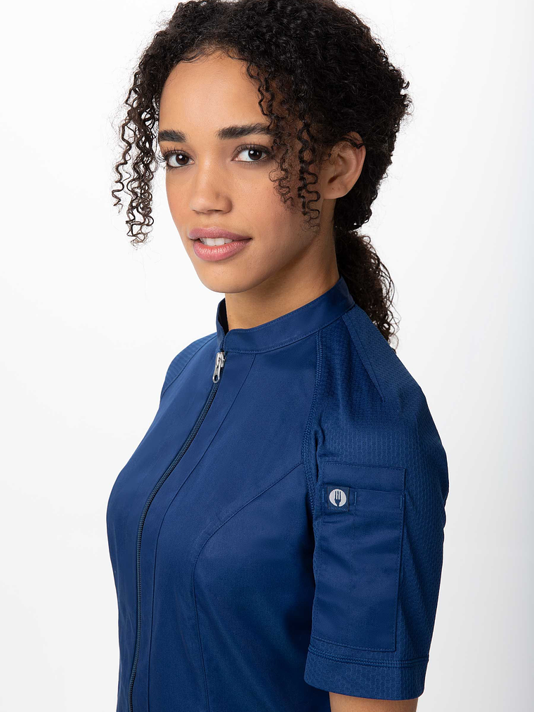 Chaqueta Chef Works Mujer Arcadia Azul 3