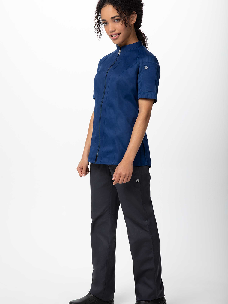Chaqueta Chef Works Mujer Arcadia Azul 5