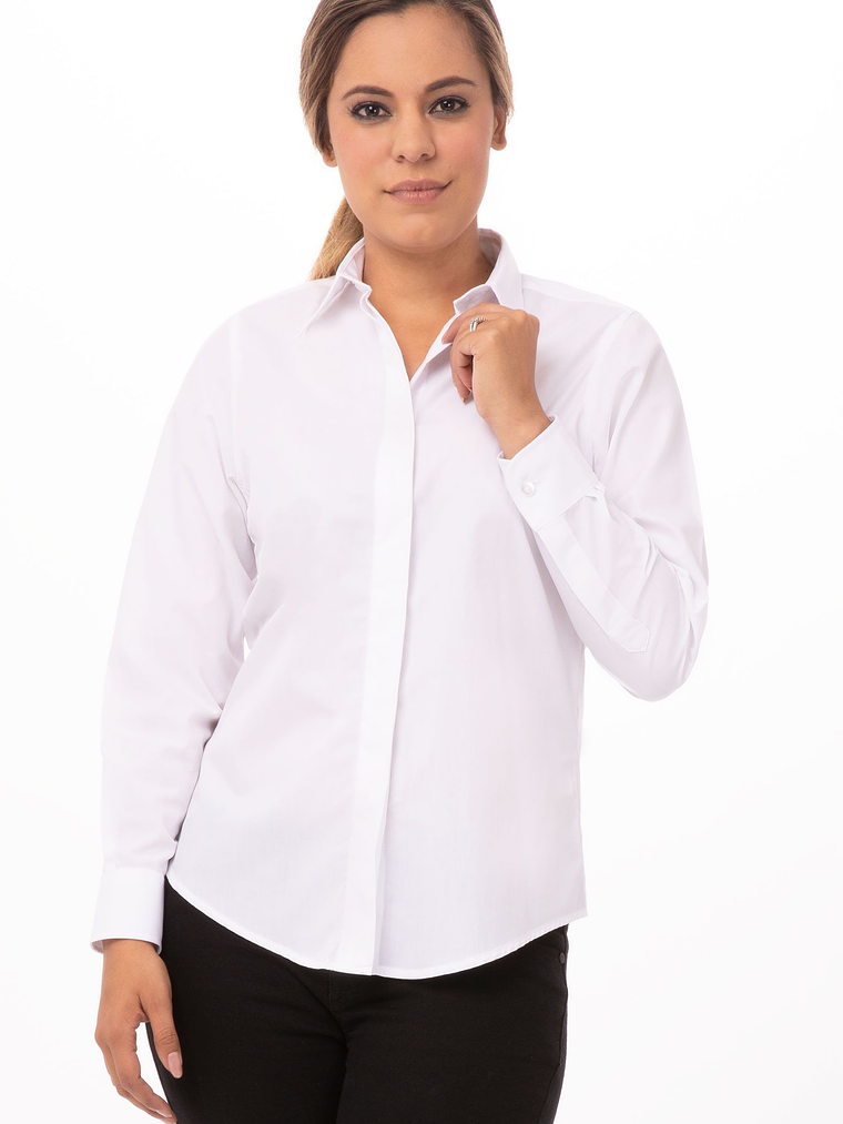 Blusa Chef Works Clásica Blanca 1