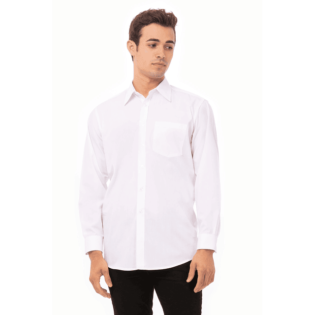 Camisa Uniform Works D100 Unisex Blanca