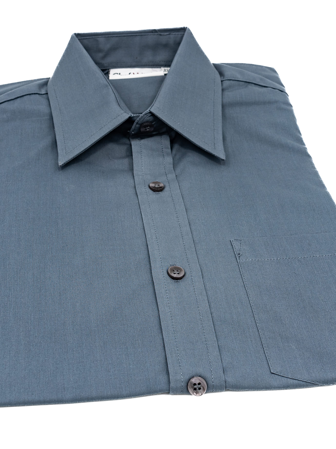 Camisa Chef Works Dress Charcoal Gris 3