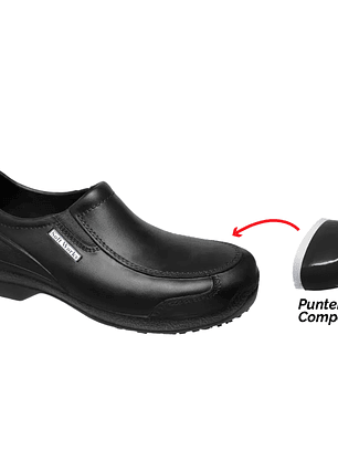 Zueco Puntera Reforzada Soft Works Negro