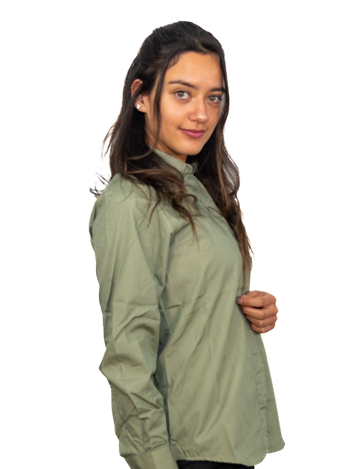 Blusa Chef Works Clasica Oliva 1