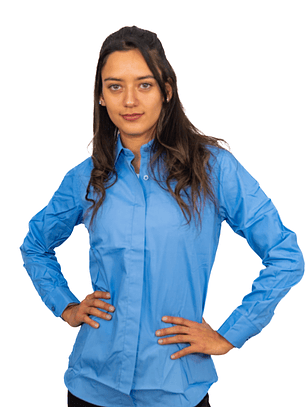 Blusa Chef Works Clasica Azul