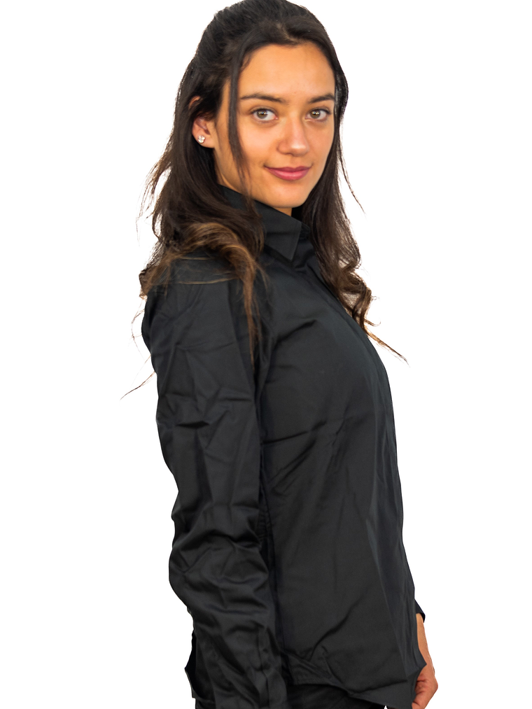 Blusa Chef Works Clásica Negra 3